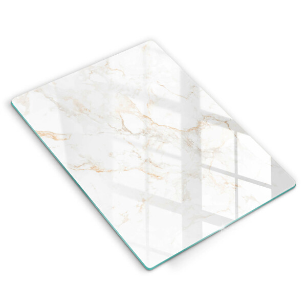 Glass worktop saver Elegant stone marble