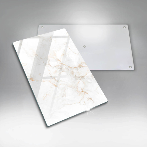 Glass worktop saver Elegant stone marble
