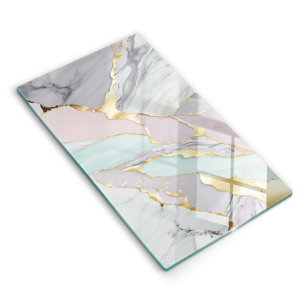 Kitchen countertop cover Pastel marble