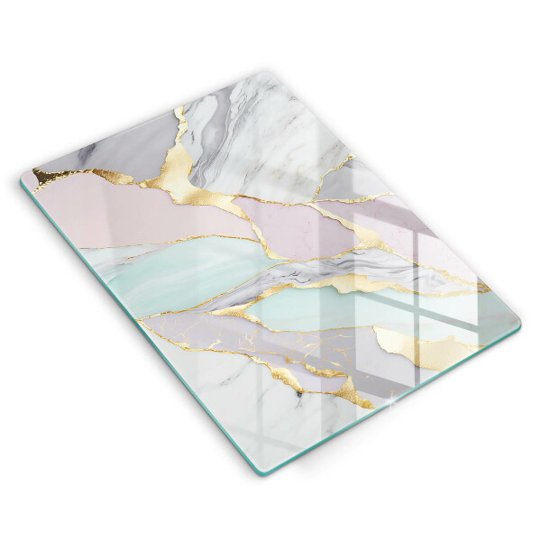 Kitchen countertop cover Pastel marble