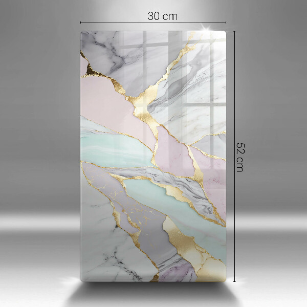 Kitchen countertop cover Pastel marble