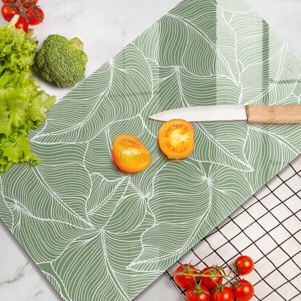 Kitchen countertop cover Linear leaves
