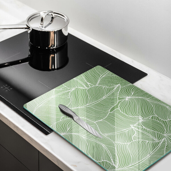 Kitchen countertop cover Linear leaves