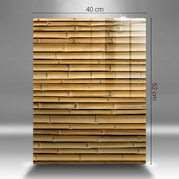 Glass worktop saver Nature boho bamboo
