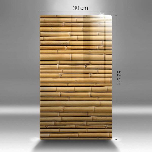 Glass worktop saver Nature boho bamboo