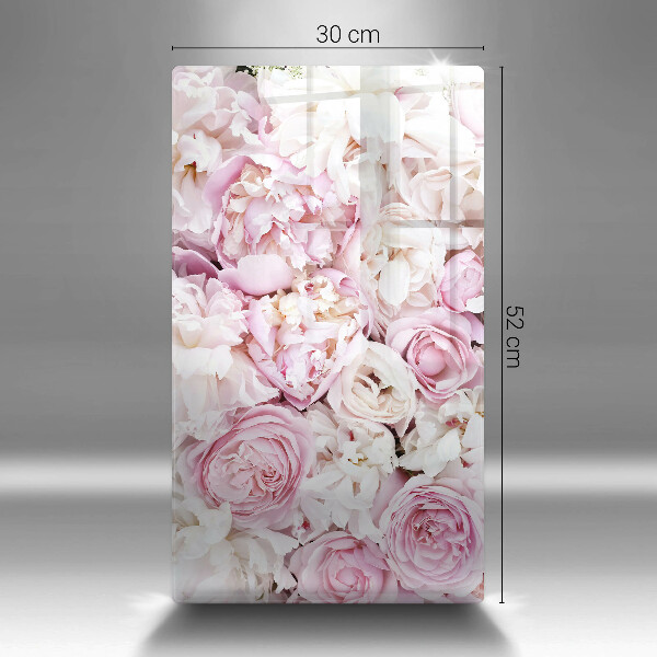 Kitchen countertop cover Peony bouquet