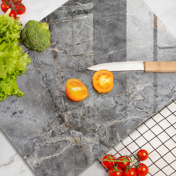 Glass worktop saver Stone texture