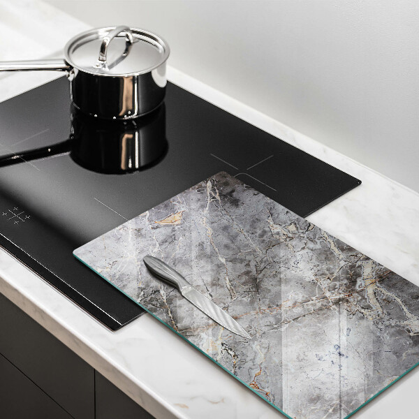 Glass worktop saver Stone texture