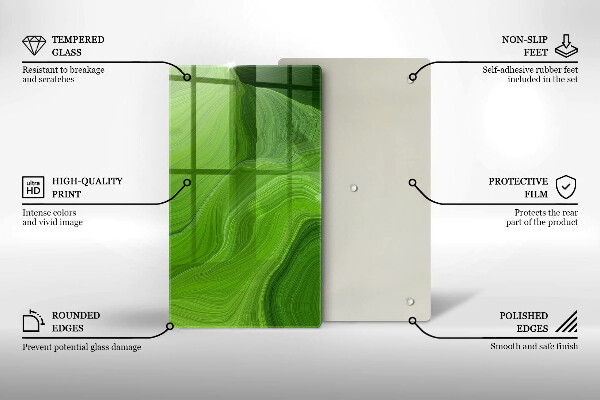 Glass worktop saver Abstract texture