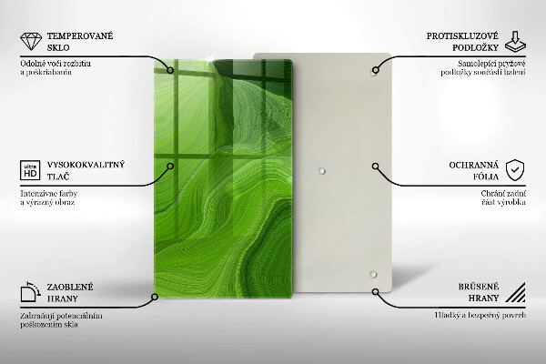 Glass worktop saver Abstract texture