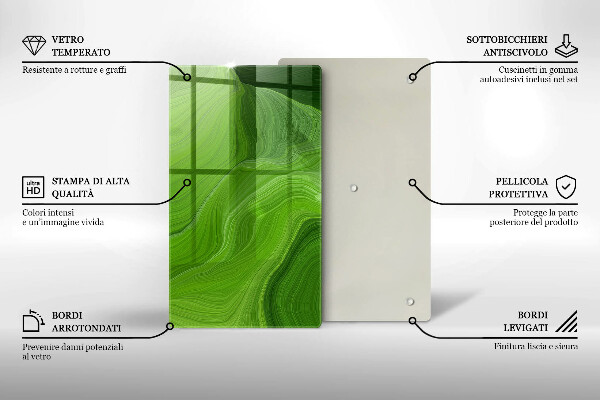 Glass worktop saver Abstract texture