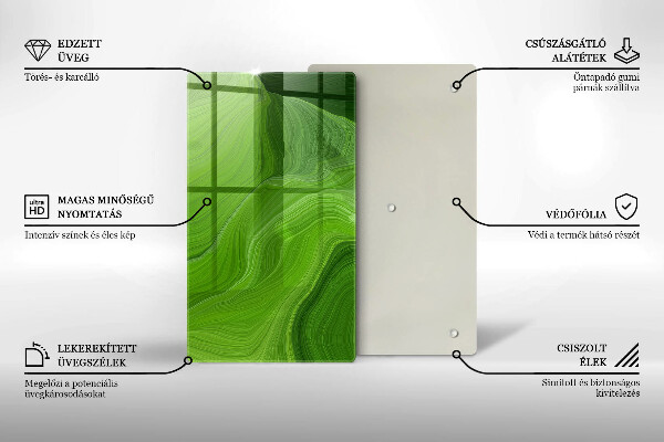 Glass worktop saver Abstract texture