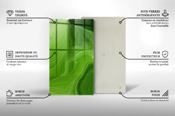 Glass worktop saver Abstract texture