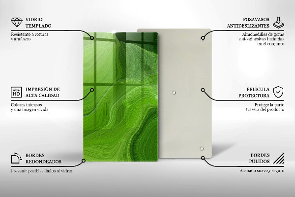 Glass worktop saver Abstract texture