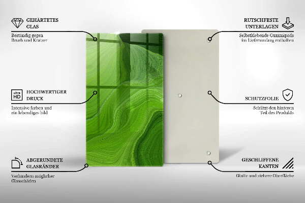 Glass worktop saver Abstract texture