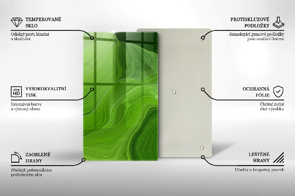 Glass worktop saver Abstract texture