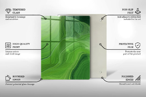 Glass worktop saver Abstract texture