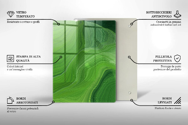 Glass worktop saver Abstract texture