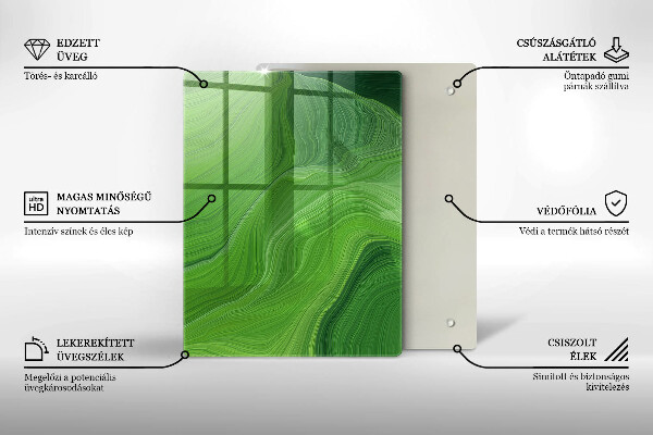 Glass worktop saver Abstract texture