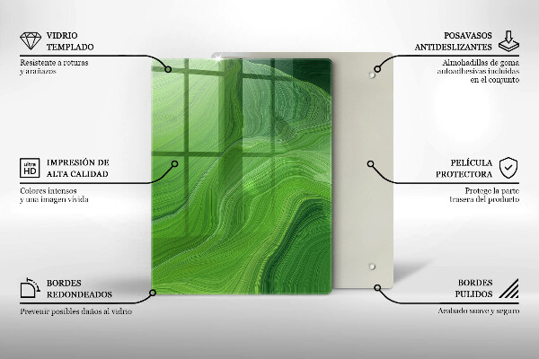 Glass worktop saver Abstract texture