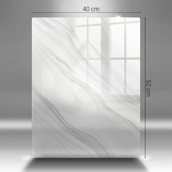 Glass worktop saver Delicate marble