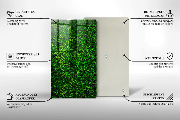 Worktop heat protector Plant small leaves