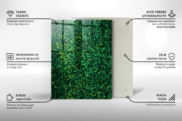 Worktop heat protector Plant small leaves