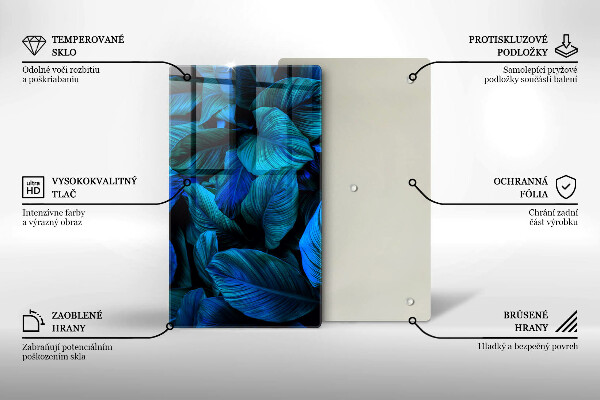 Worktop heat protector Jungle vegetation leaves