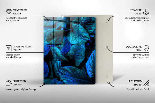 Worktop heat protector Jungle vegetation leaves