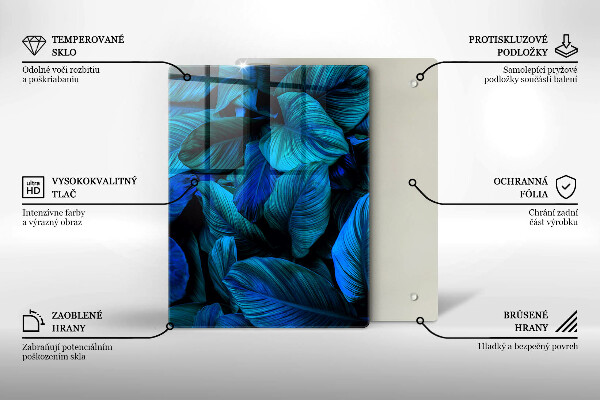 Worktop heat protector Jungle vegetation leaves