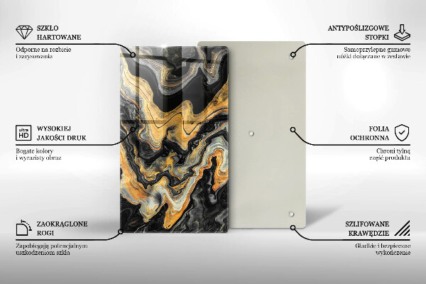 Worktop heat protector Abstract structure