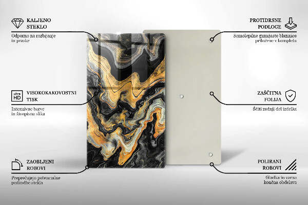 Worktop heat protector Abstract structure