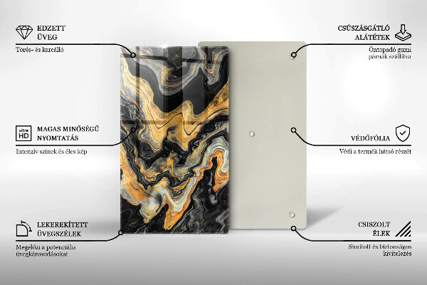 Worktop heat protector Abstract structure