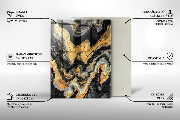 Worktop heat protector Abstract structure