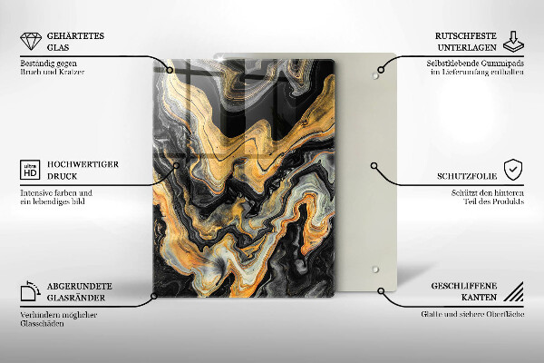 Worktop heat protector Abstract structure