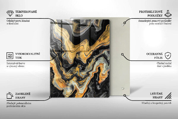 Worktop heat protector Abstract structure