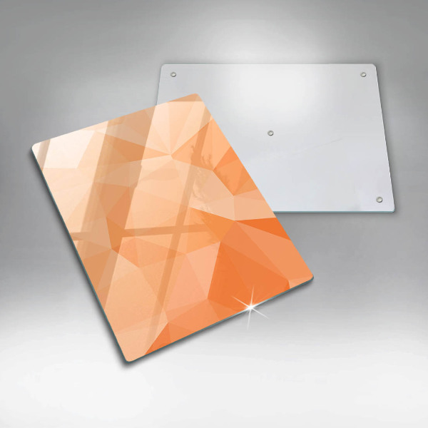 Worktop heat protector Geomeric background