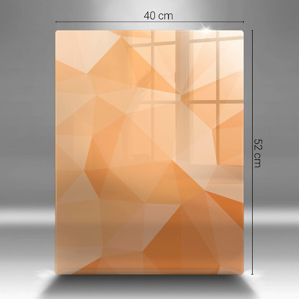 Worktop heat protector Geomeric background