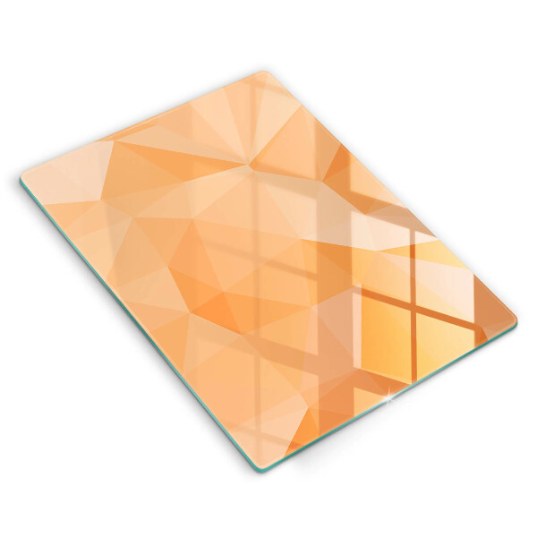 Worktop heat protector Geomeric background