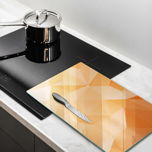 Worktop heat protector Geomeric background