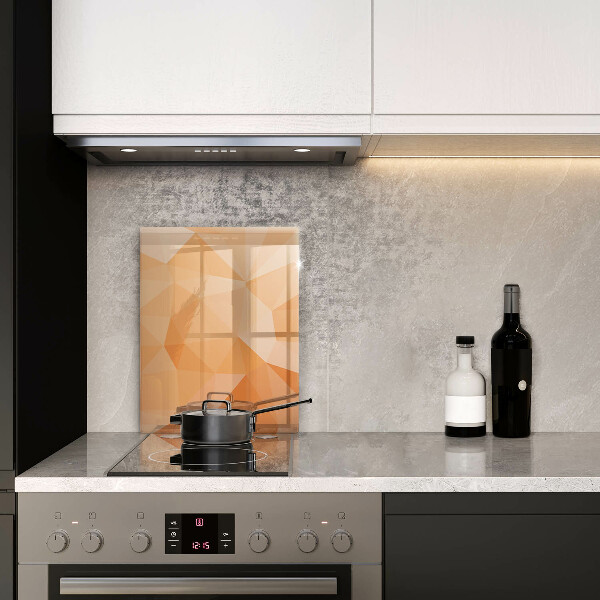 Worktop heat protector Geomeric background