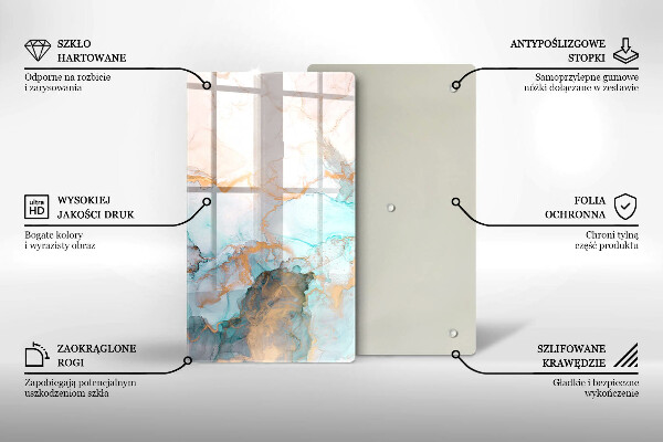 Worktop heat protector Marble abstraction