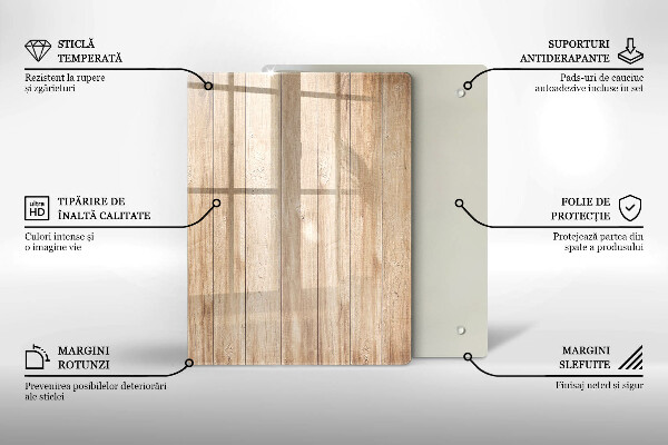 Worktop heat protector Wooden planks
