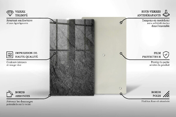 Worktop heat protector Stone texture