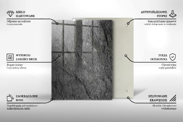 Worktop heat protector Stone texture
