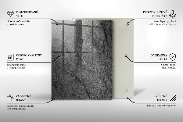Worktop heat protector Stone texture