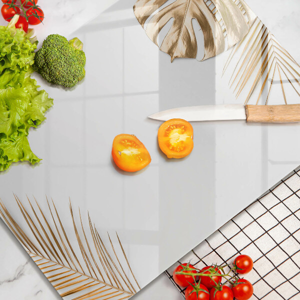 Worktop heat protector Golden leaves