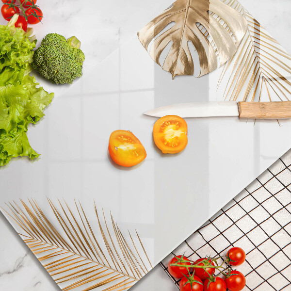 Worktop heat protector Golden leaves