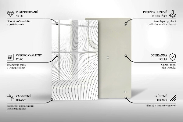 Worktop heat protector Modern Line pattern