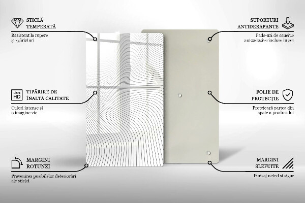 Worktop heat protector Modern Line pattern